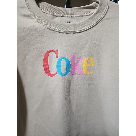 Mens Coca Cola Sweatshirt Pullover New Small Excellent A126 Soft Comfortable - Picture 2 of 5